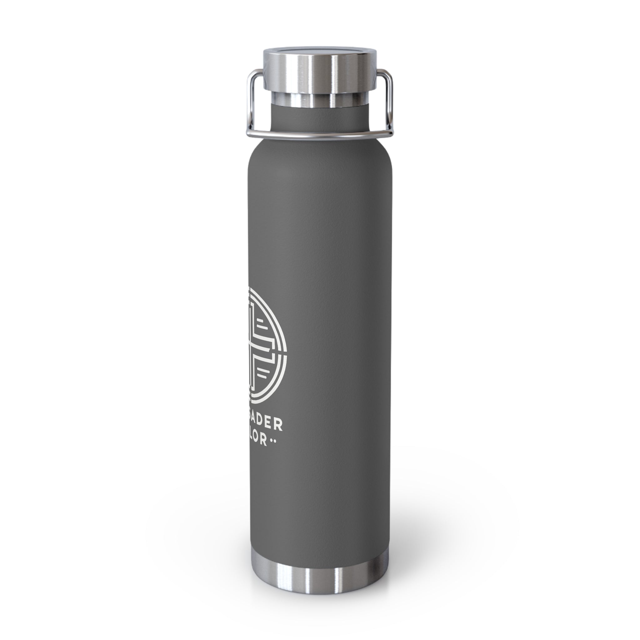 Crusader Valor 22oz Copper Insulated Bottle – Stay Strong, Stay Hydrated